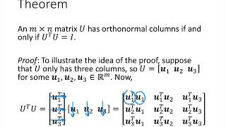 Linear Algebra  Lecture 39  Orthonormal Sets [upl. by Hayimas]