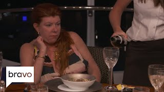 Below Deck Mediterranean Guests Compare Adams Dinner to Dog Food Season 3 Episode 1  Bravo [upl. by Kartis]