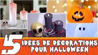 5 Décorations dHalloween à fabriquer soimême [upl. by Buskirk423]