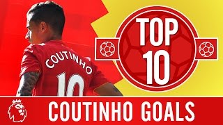 Top 10 Philippe Coutinhos Premier League screamers for Liverpool [upl. by Link]