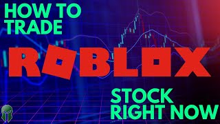 HOW TO TRADE ROBLOX STOCK RIGHT NOW RBLX [upl. by Annerahs428]