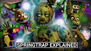 FNAF Animatronics Explained  SPRINGTRAP Five Nights at Freddys Facts [upl. by Danelle]