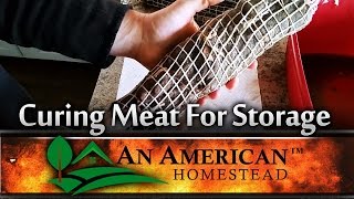 Curing Meat For Storage [upl. by Oicanata]