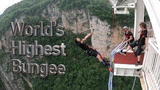 Do you dare to go on the worlds highest bungee jump [upl. by Oisor]