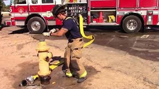 Skill Drill 141 Opening a Fire Hydrant [upl. by Boor]