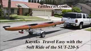 Canoe or Kayak Trailer  Trailex SUT220S [upl. by Arbmahs]