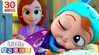 Yes Yes Baby Go to Sleep  Kids Songs amp Nursery Rhymes by Little Angel [upl. by Zuliram]