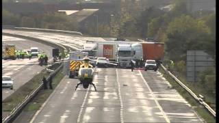 At least seven dead in horrific M5 motorway smash [upl. by Kipp]