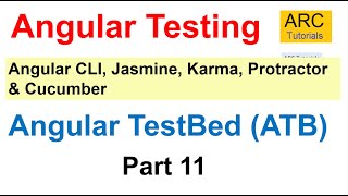 Angular Testing Tutorial 11  Angular TestBed Tutorial [upl. by Vern280]