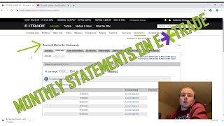 Find your monthly statements on ETrade  2021 [upl. by Spancake]