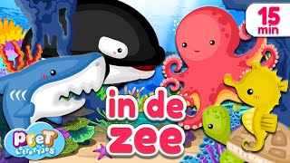 Pretlettertjes • Dierengeluiden in de Zee • 10 nieuwe Zeedieren [upl. by Rainer86]