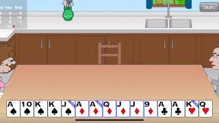 3 Hand Pinochle App Preview [upl. by Atiuqer117]