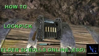 Lockpicking Guide The Elder Scrolls Online ESO  Step by Step [upl. by Steel]