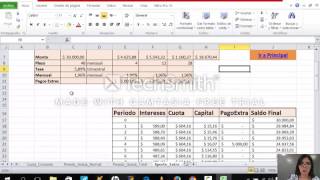 TUTORIAL TABLA AMORTIZACION CON CUOTA CRECIENTE [upl. by Maidel]