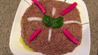 Lebanese Kibbeh Nayyeh  Easy But Delicious Recipe [upl. by Tabber345]