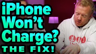 iPhone Not Charging How To Fix It 2023 [upl. by Flori]