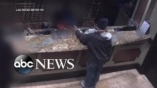 New surveillance video released in Bellagio casino heist [upl. by Peisch385]