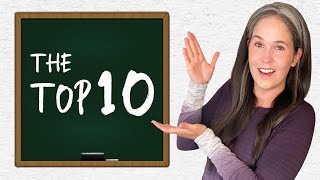 English Words – The Top 10 – Pronunciation Guide – Learn English American English [upl. by Briny]