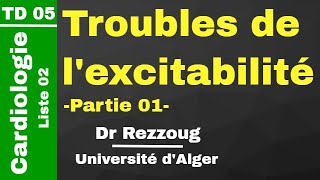 TD 05 Troubles de lexcitabilité 1 Dr Rezzoug [upl. by Baiel]