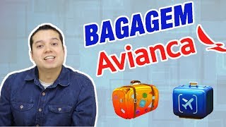 NOVAS REGRAS DE BAGAGEM DA AVIANCA BAGAGEM DE MÃO E DESPACHADA [upl. by Wilscam]