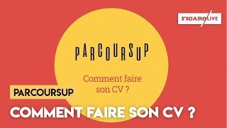 Comment faire son CV sur Parcoursup [upl. by Atsirtal292]