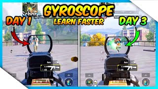 HOW TO USE GYROSCOPE FASTER  BGMI amp PUBG MOBILE GUIDE🔥 Tips amp Tricks [upl. by Ecnatsnok]