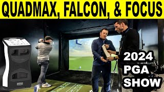 FORESIGHT SPORTS FALCON QUADMAX amp FOCUS AI 2024 PGA Merchandise Show [upl. by Lolly944]