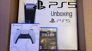 PlayStation 5 Unboxing l GameStop Preorder Bundle [upl. by Ynnoj]