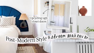 EXTREME TINY BEDROOM MAKEOVER  PostModern Style [upl. by Dilisio364]