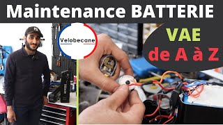 🚲 Tutoriel  MAINTENANCE BATTERIE de votre Vélo électrique VÉLOBECANE [upl. by Akcimat]