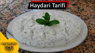 Haydari Tarifi 💯 En Az Malzemeyle En Lezzetlisi [upl. by Airdnaz]