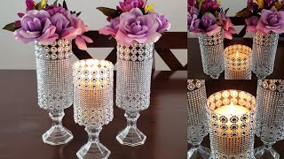 DIY CANDELABROS ELEGANTES 🌺 [upl. by Rochette437]