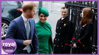 Prince Harry and Meghan join Senior Royals for Commonwealth Service at Westminster Abbey [upl. by Pooi]