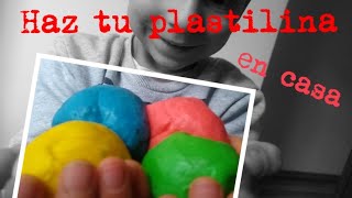 Como hacer PLASTILINA CASERA RÁPIDA Y FACIL  DIY  RECETA [upl. by Immot]