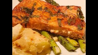 Salmon al Horno SImplemente delicioso [upl. by Akiner]