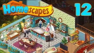 HOMESCAPES STORY WALKTHROUGH  PART 12 GAMEPLAY   iOS  Android [upl. by Otilia89]