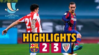 HIGHLIGHTS  Barça 23 Athletic Club  Spanish Super Cup Final [upl. by Flanagan]