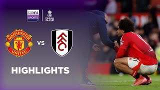 Manchester United 11 Pen 34 Fulham  FA Cup 2425 Match Highlights [upl. by Tremayne146]