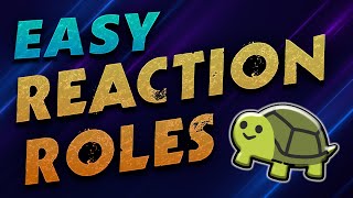 Use Carl bot Reaction Roles to easily setup Discord Reaction Roles [upl. by Nyral]