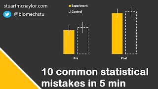 Ten Statistical Mistakes in 5 Min [upl. by Xer20]