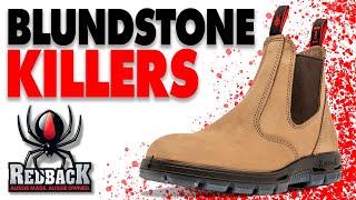 REDBACK  Most comfy boots EVER  CUT IN HALF  Blundstone Killers [upl. by Acimat]