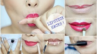 Lipstick Hacks EVERY Girl Should Know [upl. by Zetnwahs]