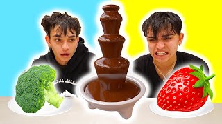 CHOCOLATE FONDUE CHALLENGE [upl. by Basset]