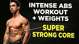 10 MIN DUMBBELL AB WORKOUT GET SUPER STRONG ABS [upl. by Antonino64]