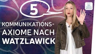 Kommunikationsmodell I 5 Axiome Watzlawick I Deutsch [upl. by Fidellia835]