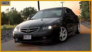 LOWERING the TSX Coilover Install  Tein Flex Z [upl. by Akinom]