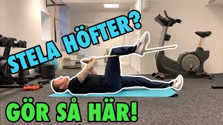 5 Enkla Övningar För Stela Höfter [upl. by Cardinal735]