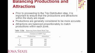 Lecture 02 Trip Generation and Trip Distribution [upl. by Trent]