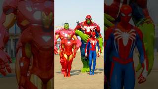 SPIDERHULK AND IRONHULK SAVES IRONMAN AND SPIDERMAN FROM ZOMBIE IRONMAN 🤯shorts gta5 [upl. by Zednanreh176]