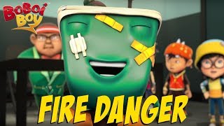 BoBoiBoy English S3EP16  Fire Danger [upl. by Nivlem991]